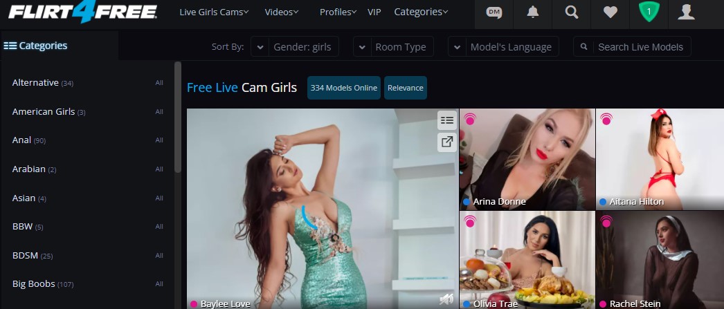 Flirt4free Con ragazze in cam
