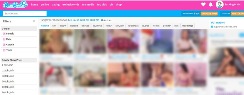 CamSoda Con Cam Girls
