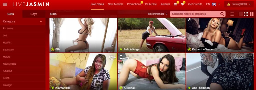 LiveJasmin Sex cam dal vivo - Pagina principale