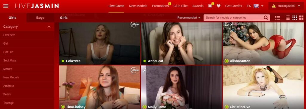LiveJasmin Cam Site