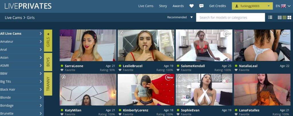 LivePrivates Con Cam Girls